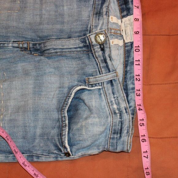 CURRENT/ELLIOTT The Stilletto Shipwreck Destroy Mid-Rise Jeans Size 30 - Picture 10 of 12